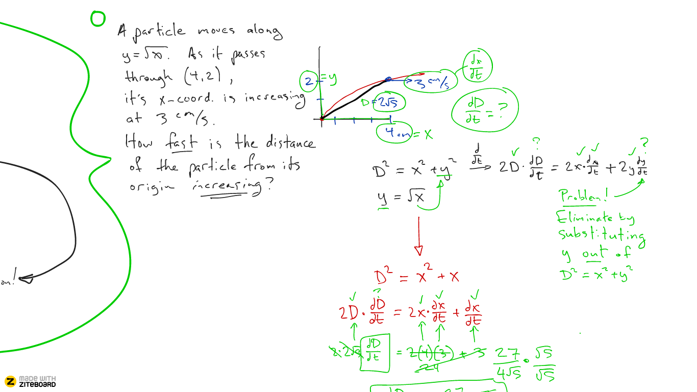 Realtime lesson with Ziteboard advanced math